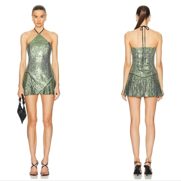B13. NWT ILA EMILIA SEQUINED MINI DRESS - Picture 1 of 9